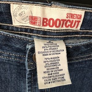 Faded Glory 12P stretch Bootcut Jeans